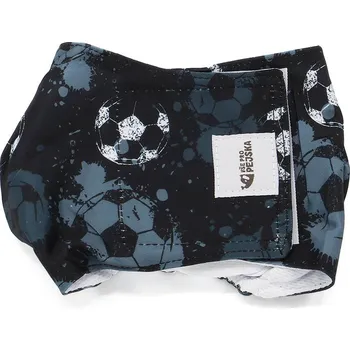Obleček pro psa Vsepropejska StayDry protiznačkovací pás pro psa Barva: Fotbal černá, Obvod slabin (cm): 16 - 22