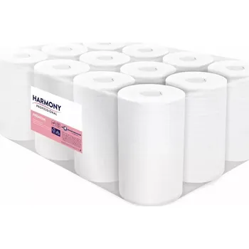 Papírový ručník Harmony Professional MIDI Utěrky na roli 55 m, 2 vr., 12 ks