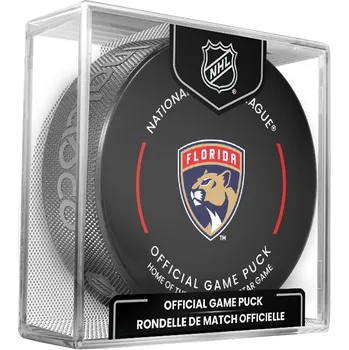 Puk Inglasco / Sherwood Puk Florida Panthers NHL Official Game Puck 2024-2025