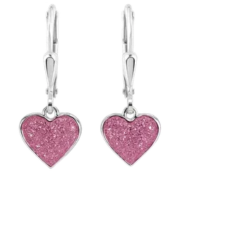 Náušnice Yoowey stříbrné náušnice srdce NA2072