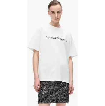 Pánské tričko Bavlněné tričko Karl Lagerfeld A4W17074 bílá 00X, vel. XS