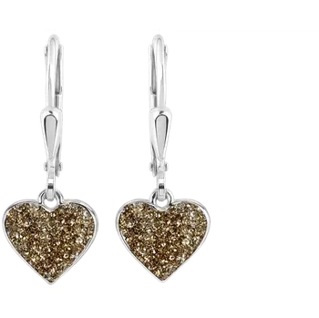 Náušnice Yoowey NA6349 stříbrné srdce