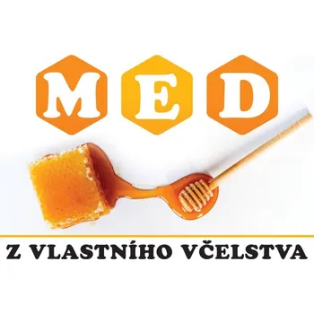 Kancelářský nábytek Střední PVC tabule 420x295 mm - med z vlastní včelnice 7356