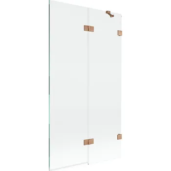 Vanová zástěna Dvoudílná vanová Paraván Mexen 100 x 150 cm průhledná