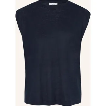 Reiss Dámský Lněný Top Mara, tmavě modrá, 40