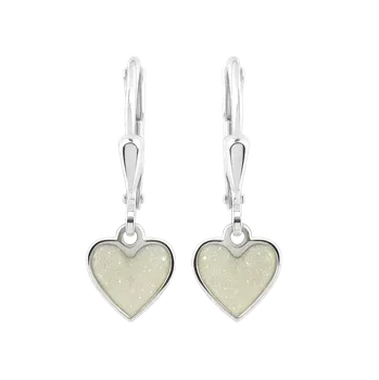Náušnice Yoowey Náušnice stříbrné srdce NA2067