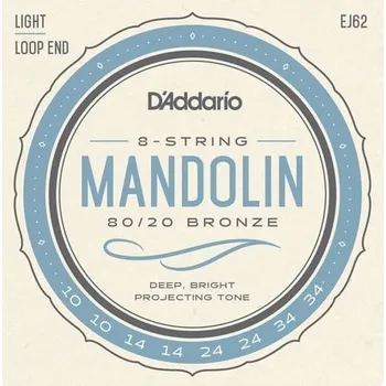 Příslušenství pro strunný nástroj D'Addario EJ62 Struny pro mandolínu