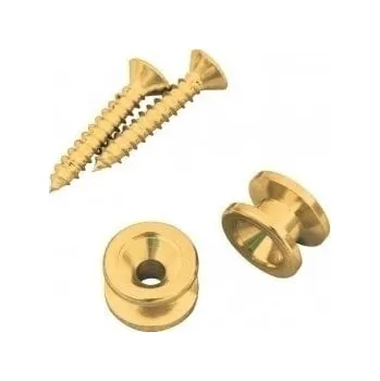 Kytarový popruh D'Addario Planet Waves PWEP 302 Gold Strap Lock