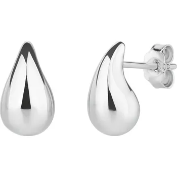 Náušnice JKB Jewel Stříbrné náušnice leštěné kapky Izzi