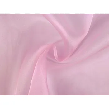 Organza s leskem pudrová 1 m