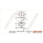 Sada brzdových destiček, kotoučová brzda, DP1010.10.0867