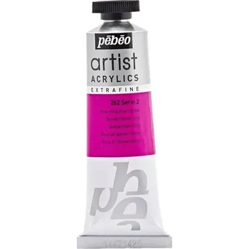 Vodová barva Pébéo Artist Akrylová barva Quinacridone Pink 37 ml 1 ks