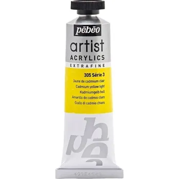 Vodová barva Pébéo Artist Akrylová barva Light Cadmium Yellow 37 ml 1 ks
