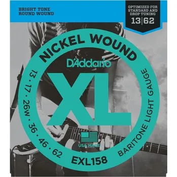 Struna pro hudební nástroj D'Addario EXL158 Struny pro elektrickou kytaru