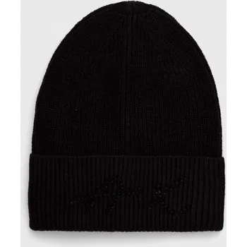 Čepice Čepice Armani Exchange černá barva, z tenké pleteniny, 944662 4F304 944662.4F304 99X, vel. ONE SIZE