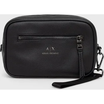 Kosmetická taška Armani Exchange černá barva, 958446 CC830 958446.CC830