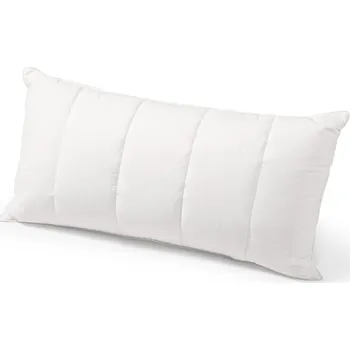 Polštář 686449 - Tchibo - Polštář s vločkami ze dřeva borovice limby - barva: bílá