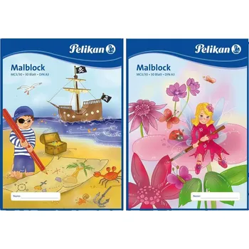 Výtvárné potřeby Pelikan Malblok malířský 70g/m2 - A3, 30 listů - mix motivů