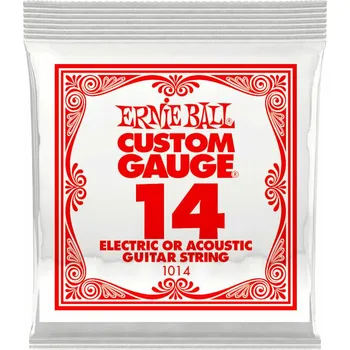 Struna pro kytaru a smyčcový nástroj Ernie Ball P01014 Samostatná struna pro kytaru
