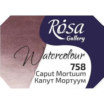 Výtvarná barva Rosa 343758 Akvarelová barva 758 Caput Mortuum 2,5 ml 1 ks