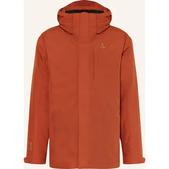 Schöffel Pánská Bunda Tamina 2 V 1, tmavě oranžová, 52