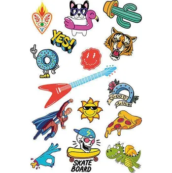 Speciální výtvarná barva Jovi TT03 Dětské tetovačky Sun 15 ks