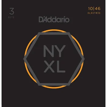 Strunný nástroj D'Addario NYXL1046-3P Struny pro elektrickou kytaru