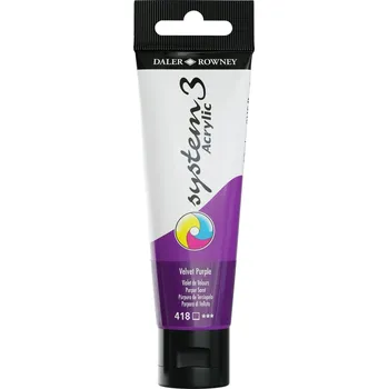 Vodová barva Daler Rowney System3 Akrylová barva Velvet Purple 59 ml 1 ks