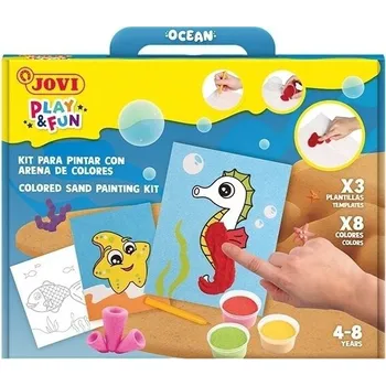 Vodová barva Jovi Play&Fun Malování pískem Oceány
