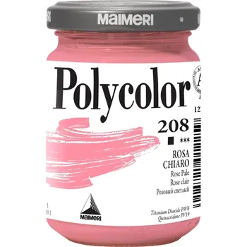Vodová barva Maimeri Vynil Polycolor Akrylová barva Rose Pale 208 140 ml 1 ks