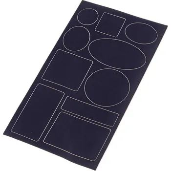 Samolepicí záplaty voděodolné tvary modrá tmavá 1 ks