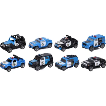 autíčko Policejní zásahové auto na zpětné natažení 10 cm