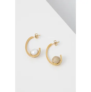 Náušnice Náušnice Guess JUBE04 452JW JUBE04.452JW zlatá 10Y, vel. ONE SIZE