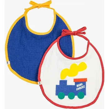 Bryndák Dětský bryndáček Bobo Choses 2-pack 225AH027 modrá 55X, vel. ONE SIZE