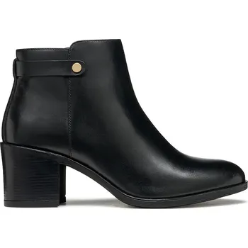 Dámské kozačky Kožené kotníkové boty Geox D NEW ASHEEL D56FSA.00043.C9999 černá 99X, EUR 39