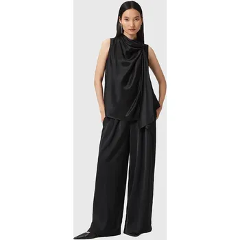 Dámské kalhoty Kalhoty AllSaints LEANNE W015TD černá 99X, vel. 38