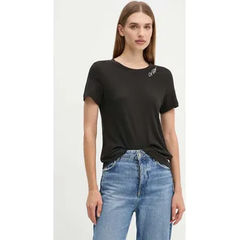 Pánské tričko Bavlněné tričko G-Star černá barva, D25053-A870 D25053.A870 99X, vel. S