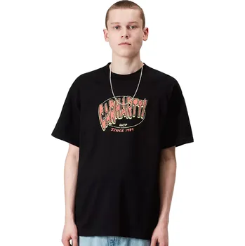 Pánské tričko Tričko Carhartt WIP Hot Script Black - M