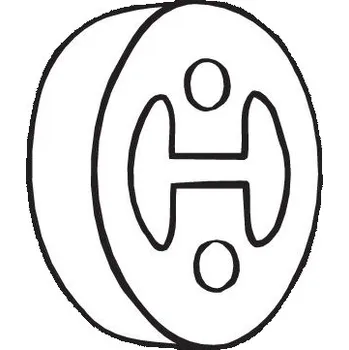 Gumový popruh, výfukový systém, 255-547