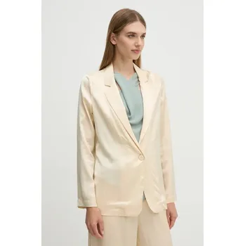 Dámské sako Sako United Colors of Benetton béžová barva, 2S7BDW02V 01X, vel. 38