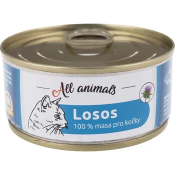 Krmivo pro psa All Animals Losos mletý 90g