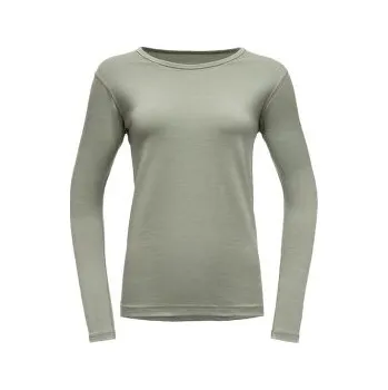 Dámské tričko Devold Breeze Plus Merino 200 T-Shirt Women FOG zelená M