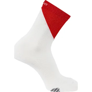 Vysoké funkční ponožky Salomon S/LAB PHANTASM CREW SOCKS bílé LC2162600 - M | UK 7 | US 8