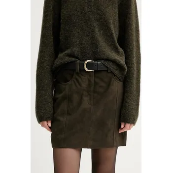 Dámská sukně Semišová sukně Gestuz 10910679 zelená 77X, vel. 36