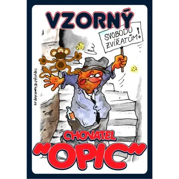 Žertovný předmět Certifikát Vzorný chovatel opic 327843