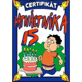 Žertovný předmět Certifikát patnáctníka 327793