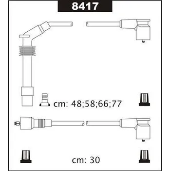 Zapalovací kabel Sada kabelů pro zapalování, 8417