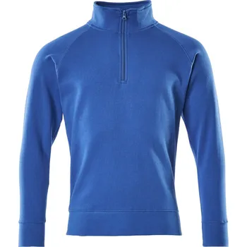 Pánská mikina MASCOT® Mikina s krátkým zipem Azurově modrá Velikost: S