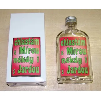 Placatka Skleněná placačka Chlastám s Mírou někdy s Jardo 327949