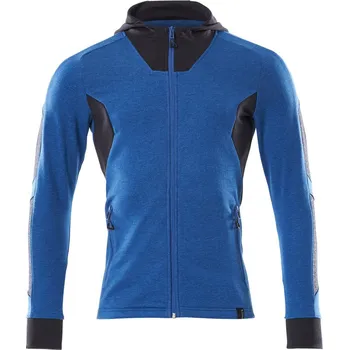 Pánská mikina MASCOT® Mikina s kapucí na zip Azurově modrá/černomodrá Velikost: 2XL